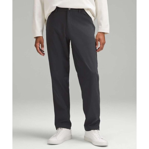 Lululemon Men’s Dark Gray ABC Relaxed-Fit 5 Pocket Pants Size 30 41182 - Picture 2 of 14
